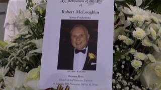 Funeral of our dear friend Robert McLoughlin.