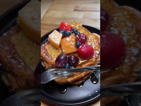 I made French Toast for the first time