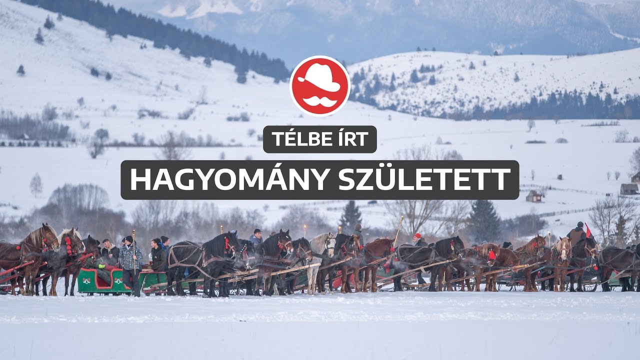 Végeláthatatlan sorban a lovasszánok: új hagyományt teremtettek Felcsíkon