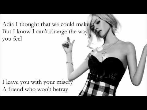 Avril Lavigne - Adia - Lyrics - FULL HD