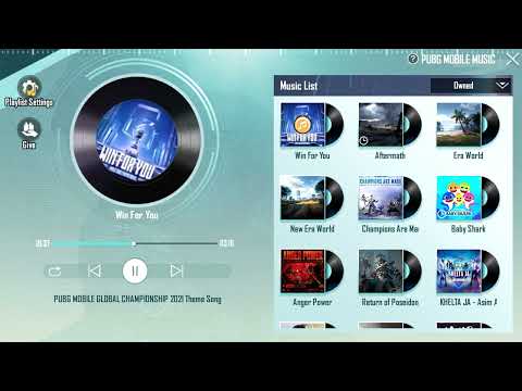 PUBG Mobile Global Championship 2021 Win For You Theme Song