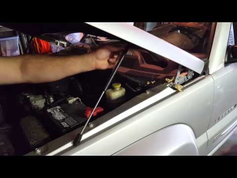 2002-2007 Jeep Liberty: Hood shock replacement