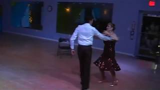 Jamee & Instructor Fabio Bonini Foxtrot "Winter Ballroom/Latin Showcase" @ Forever Dancing Ballroom