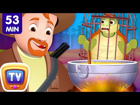 The Poacher and the Turtle King + Many More Stories - ChuChuTV Storytime Adventures Collection
