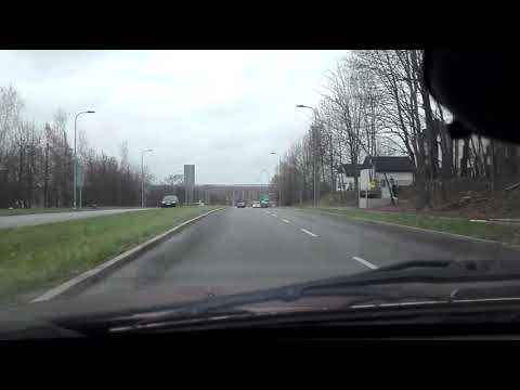 Dąbrowa Górnicza; skrzyżowanie koło InterMarche