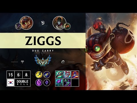 Ziggs Carry vs Jhin - KR Challenger Patch 14.13