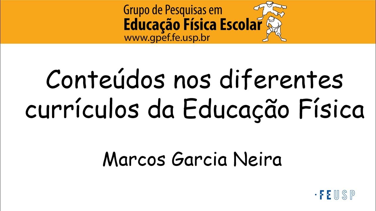Conteúdos da Educação Física