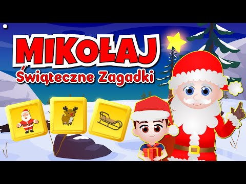 Kazio i ŚWIĘTY MIKOŁAJ bajka dla dzieci  🎅 Świąteczne zagadki 🎅
