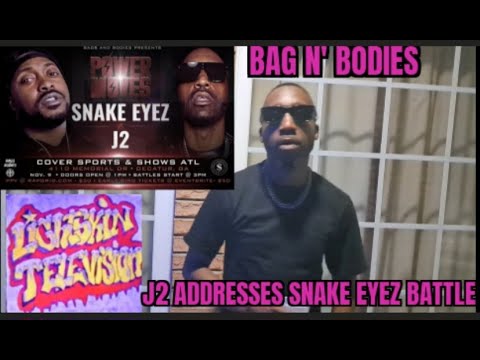 J2 clears the air on: SNAKE EYEZ/ OWNERS BOOKING HIM VS ROOKIES IN ATL
