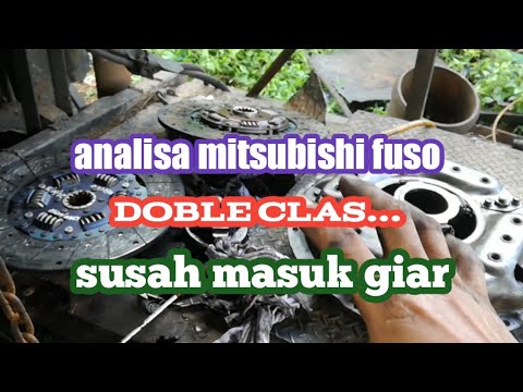 Mitsubishi fuso doble clas problem susah masuk giar #automotif chanel