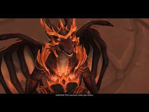 World Of Warcraft Dragonflight: Ebyssian/Wrathion/Sabellion/Emberthal Confront Sarkareth Cinematic