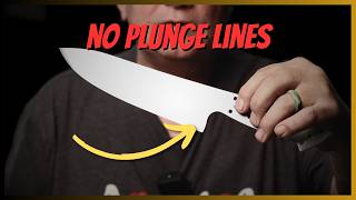 Grind a Chef's Knife with Hidden Plunge lines - Woodstove Chat