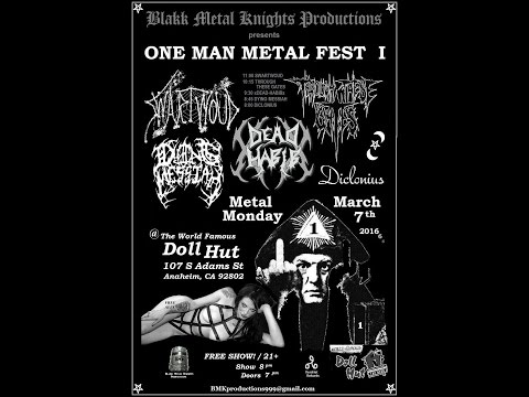 One Man Metal Fest I promo video (edited)