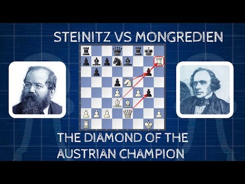 The Diamond of the Austrian Champion | Wilhelm Steinitz vs Augustus Mongredien | 1862