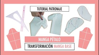 #7 Patronaje manga pétalo