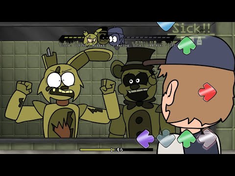 FNF - Vs Five Nights at Freddy's 3 - Last Hour (by GlitchxPeridot) - [FC/4k]