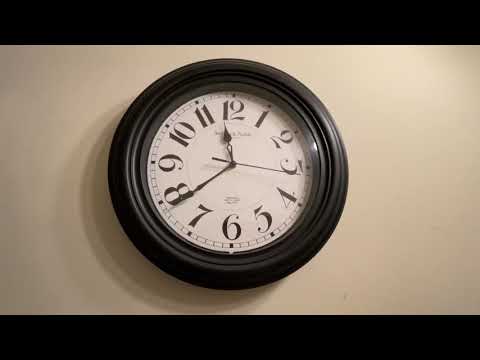 Sterling and Noble Wall Clock in the Downstairs Bathroom - 8/23/21