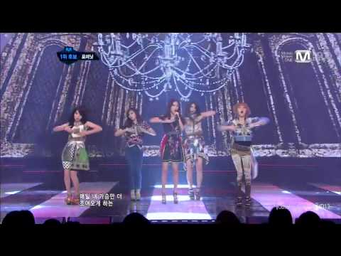 [ M Countdown ] 4minue - Volume up [ Real 720 HD ]