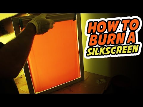 DIY How To Burn A SilkScreen
