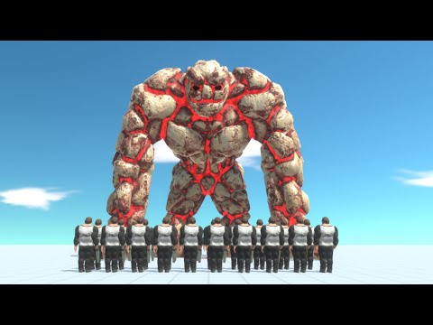 20x Slow Mo Vs Every Giant Unit ARBS | Animal Revolt Battle Simulator