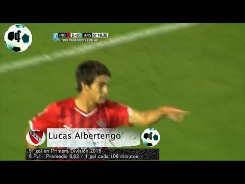 Gol Lucas Albertengo - Independiente 3 Vs Arsenal 0 - Primera División 2015