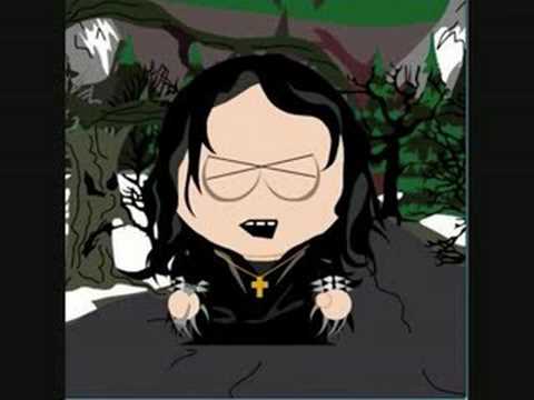 cradle of filth - born in a burial gown (south park version)