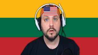 American reacts to Lithuania  -Geography Now! Lithuania
