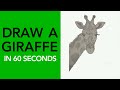 Learn to draw a giraffe! 🦒   | Drawing Tutorials #shorts