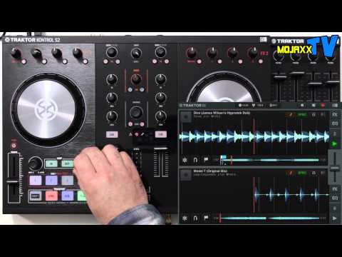Native Instruments Traktor Kontrol S2 mk2 walkthrough and demo with iOS