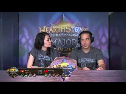 Hearthstone Thailand Major - Tom60229 vs Throne - Upper Bracket Round of 32