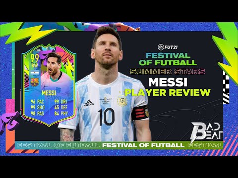 (99) SUMMER STARS LIONEL MESSI PLAYER REVIEW! SUMMER STARS MESSI - FIFA 21 ULTIMATE TEAM