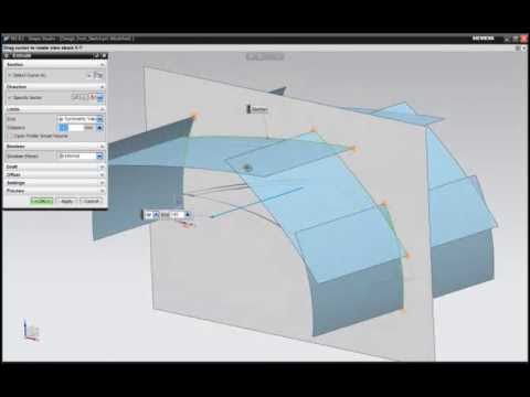 Siemens NX - Freeform Surfacing Tutorial