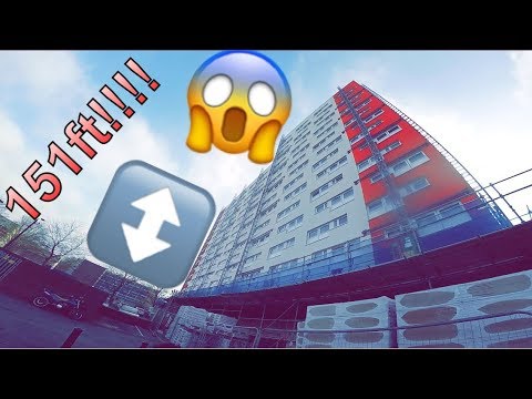 climbing a 151ft lift shaft!!!!