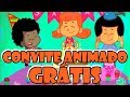 Convite Animado 3 Palavrinhas Grátis