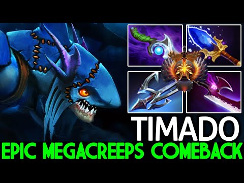 TIMADO [Slark] Epic Megacreeps Comeback VS Pro Medusa Dota 2