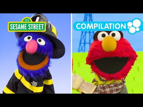 1 HOUR of Sesame Street Songs with Elmo & Grover | Wheels on the Bus, Old MacDonald, and MORE!