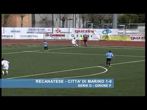 Recanatese - Citta' di Marino 1-0