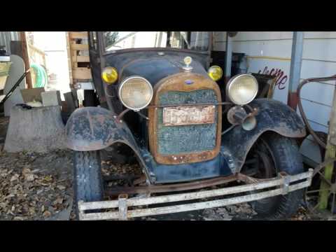 Thumbnail for 1928 Ford Model AA truck cold start. by Ford Model AA