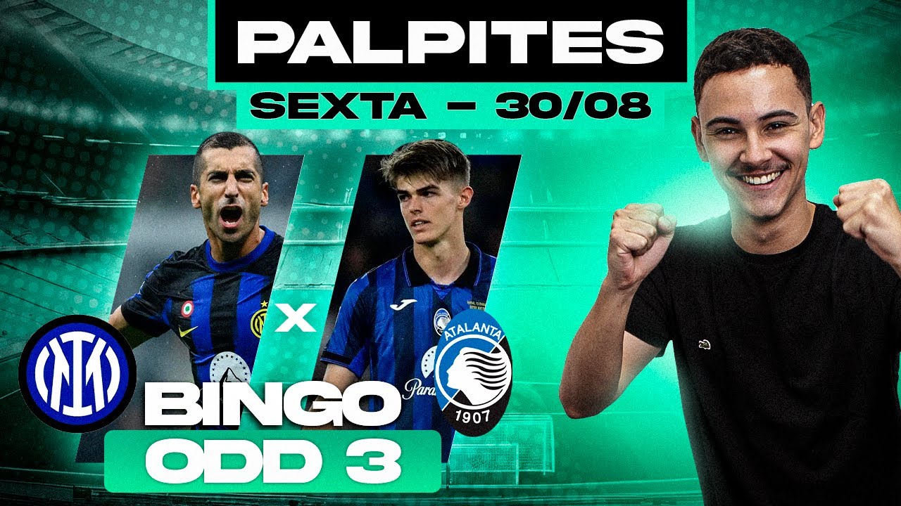 PALPITES E ANÁLISES DIA 30/08 + BINGO - DAVI COUTO
