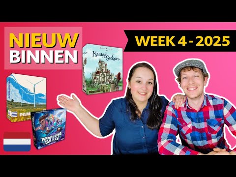 Nieuw binnengekomen bordspellen! - Week 4, 2025