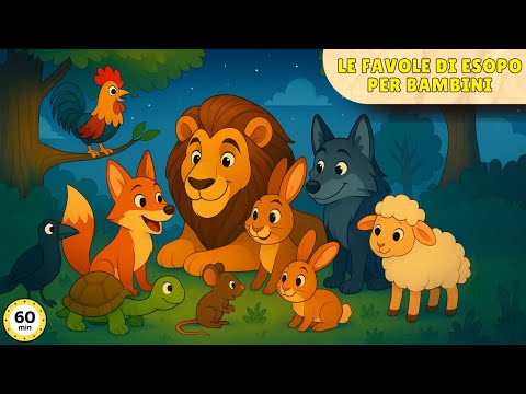 Le Favole di Esopo per Bambini: Un'Ora di Storie Educative con Animali e Morali Senza Tempo