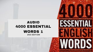 4000 Essential English Words 1 Unit 1