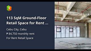 113 SqM Ground-Floor Retail Space for Rent at Faustina Center