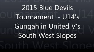 preview picture of video 'Gungahlin United V's South West Slopes'