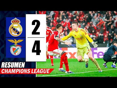 Real Madrid vs Benfica 2-4 | Goals and Match Highlights | Champions League 2026