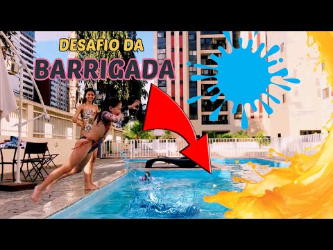 24 HORAS NO CAMPEONATO DE PULO DE BARRIGA NA PISCINA