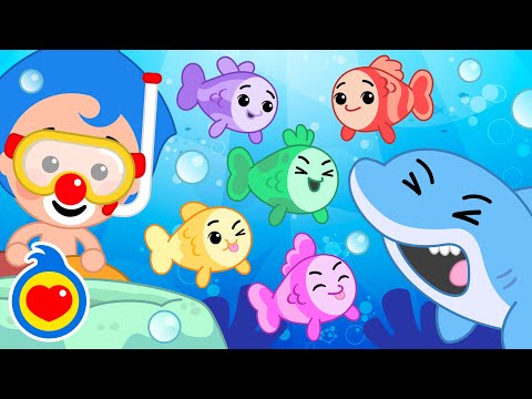 Cinco Pececitos 🐟 Canciones Infantiles | Plim Plim