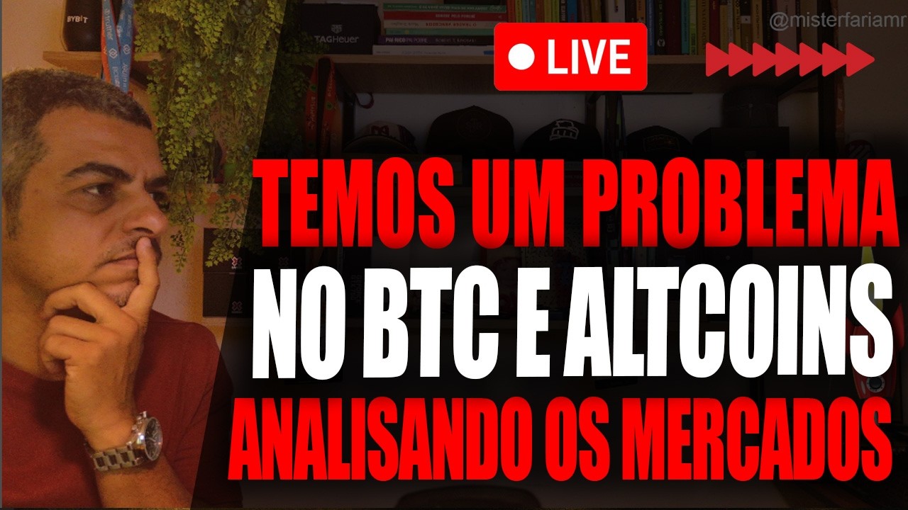 🚨BITCOIN AGORA - Temos um Problema HOJE no BITCOIN - OURO PRATA Bitcoin Altcoins e ETFs