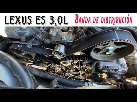 REEMPLAZO DE BANDA DE TIEMPO LEXUS ES 300-TOYOTA 4RUNNER-TUNDRA 3.4L 2000-2005