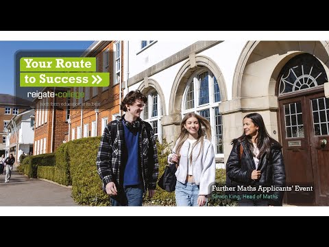 Further Maths Applicants' Event 26 November 2025